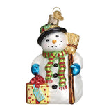 Gleeful Snowman Ornament - christmas house