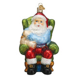 Santa Claus Vaccinated Ornament - christmas house